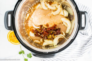 How to make instant pot chicken carnitas cooking in the instant pot