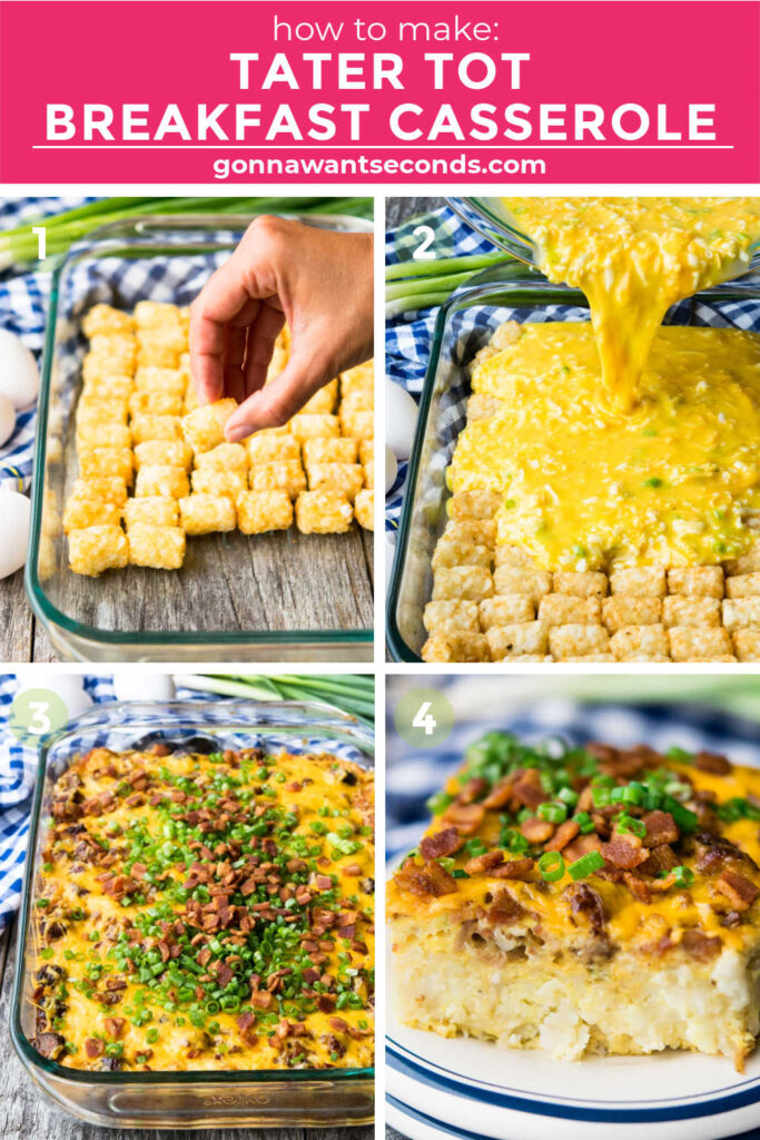 how to make tater tot breakfast casserole