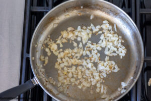 how to make crack chicken casserole , sauteing onion