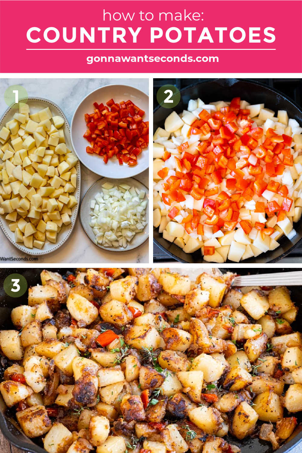 step by step how to make country potatoes