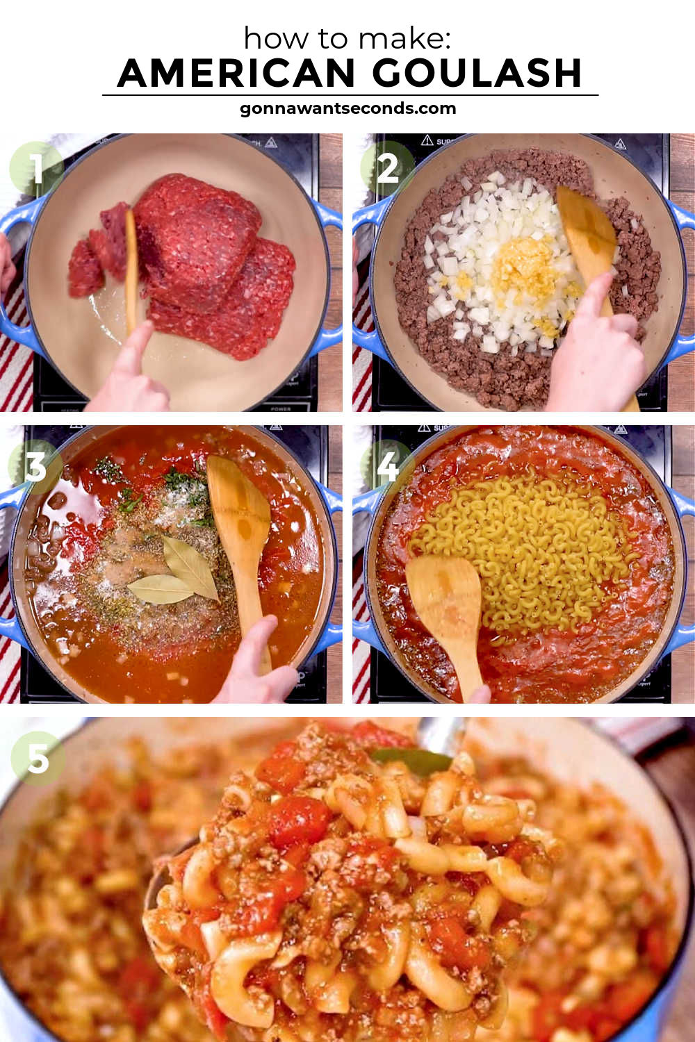 How to make american goulash with cheese