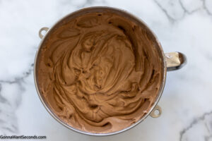 how to make moist chocolate pound cake recipe , Add flour mixture and buttermilk, beginning and ending with the flour mixture.