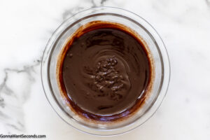 how to make chocolate pound cake, Heat the cream in a saucepan then whisk with the how to make chocolate pound cake, melted chocolate.