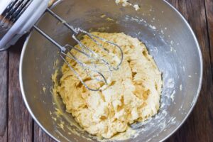 How to make soft chocolate chip cookies , beating butter and sugar
