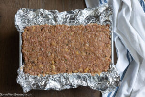 how to make stove top stuffing meatloaf , transfer meat mixture to prepared pan