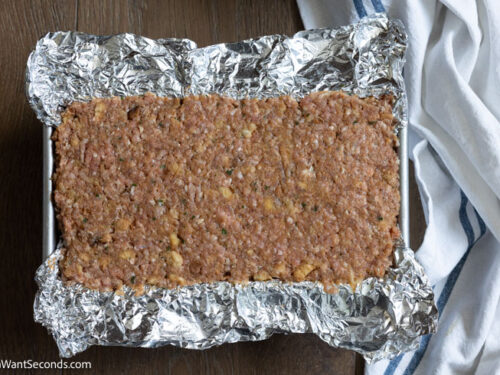 how to make stove top stuffing meatloaf , transfer meat mixture to prepared pan