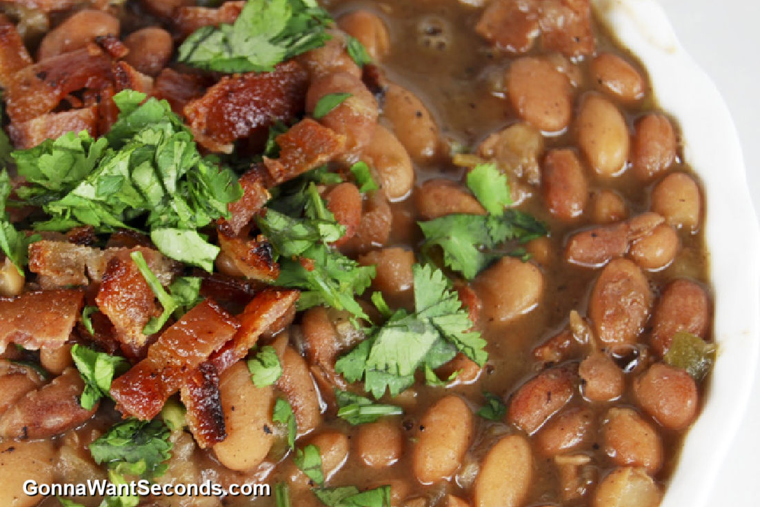 Charro Beans close up