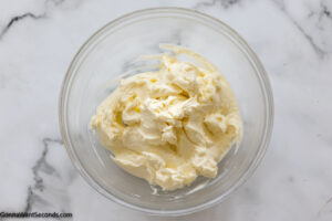 How to make lemon lush lasagna step 4, Make Cream Cheese Layer: Fold 1 cup of the whipped cream into cream cheese mixture.