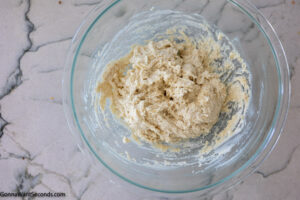 how to make Bisquick strawberry shortcake step 1, mix the dough