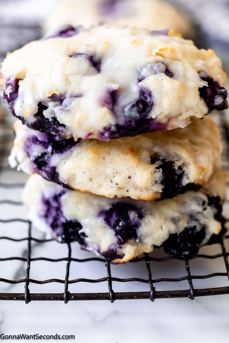 Bo Berry biscuit stack on top of each other