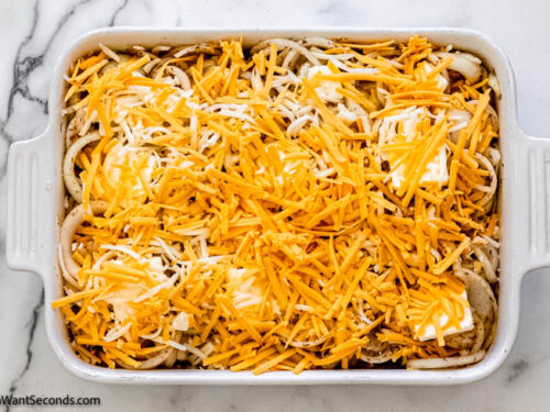 Step 5 how to make Tennessee onions, top with butter and cheese. Cover with foil and bake.