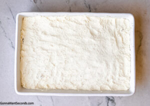Step 4 how to make caramel apple dump cake with yellow cake mix
