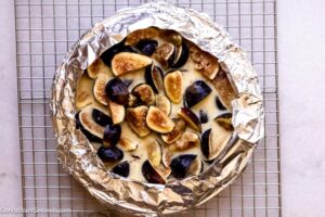 Step 5 how to make fig pie, Cover the edges with a pie shield. Bake