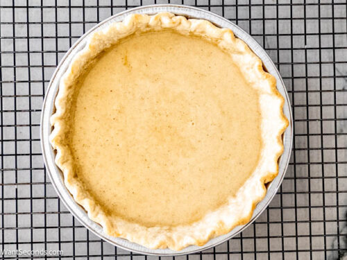 Step 9 how to make old fashioned chess pie, Pour into the pie shell. Bake and cool on a wire rack