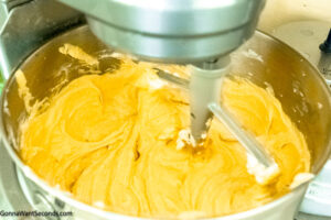 Step 8 how to make pumpkin pie cheesecake, Add eggs and vanilla; beat just until incorporated.