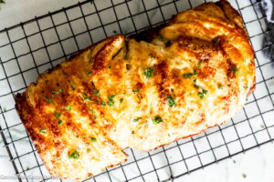 Step 6 how to make Pull Apart Garlic Bread, Bake and serve.