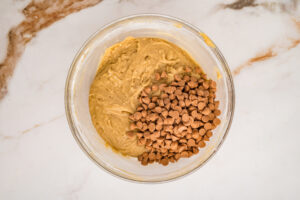 Step 4 how to make butterscotch bars, Add 1 ¼ cup butterscotch chips.