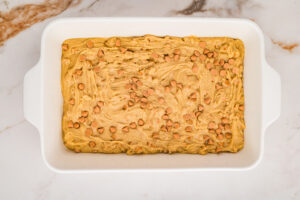 Step 7 how to make butterscotch bars, Dot the top with the remaining chips.