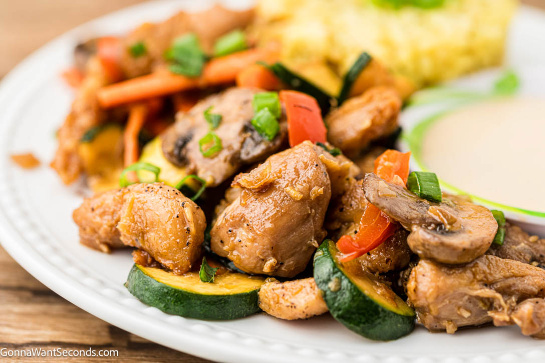 Hibachi Chicken {Benihana Copycat} Easy Skillet Dinner